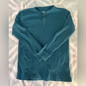 The Children's Place Teal Long Sleeve Henley